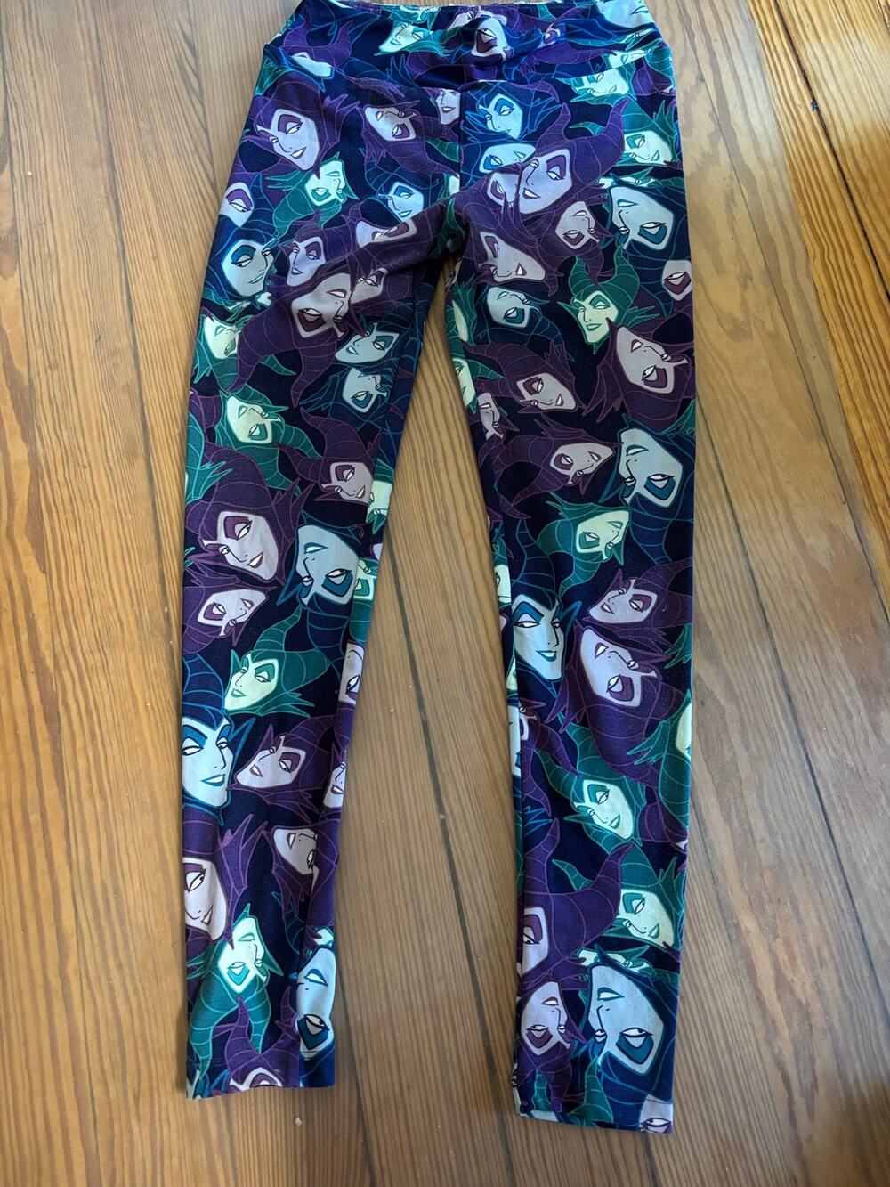 LuLaRoe Disney Villains Leggings OS Evil Queen Ursula Cruella Maleficent